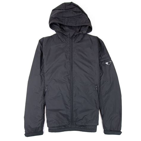 prada giubbotti|Prada Giubbotto Nylon Piuma Windbreaker Jacket Nero.